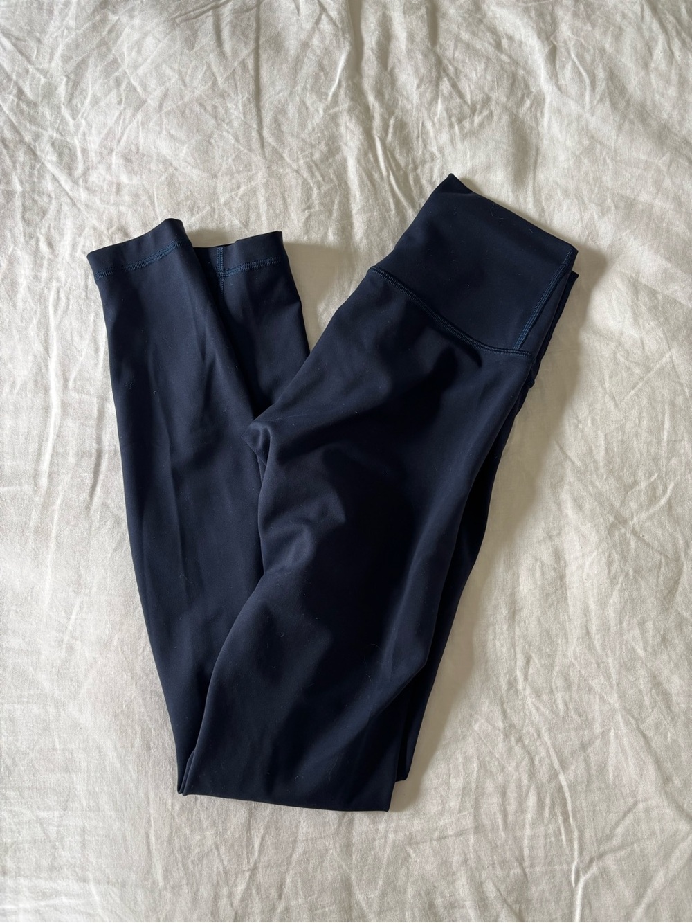 lululemon athletica navy high rise leggings size 4